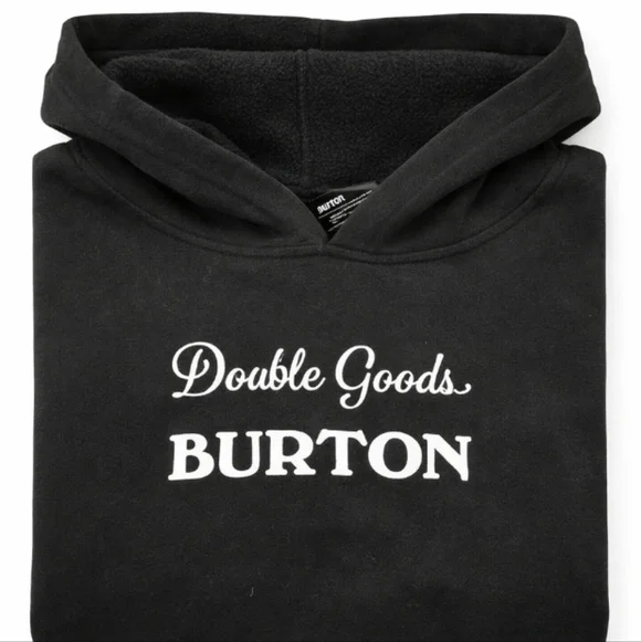 Burton Double Goods Hoodie | Black | Fleece Lined | XL - Picture 2 of 5